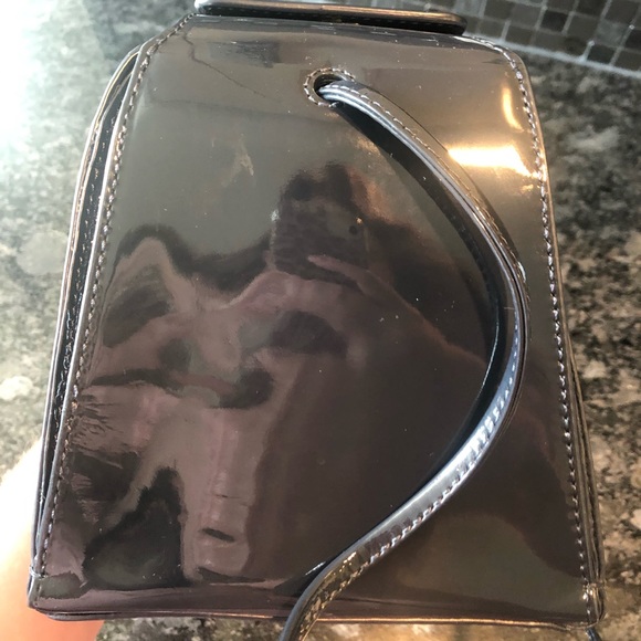 Neely & Chloe No. 44 Pyramid Bag in Navy Patent - Picture 7 of 11